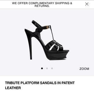 Saint Laurent Tribute Sandals